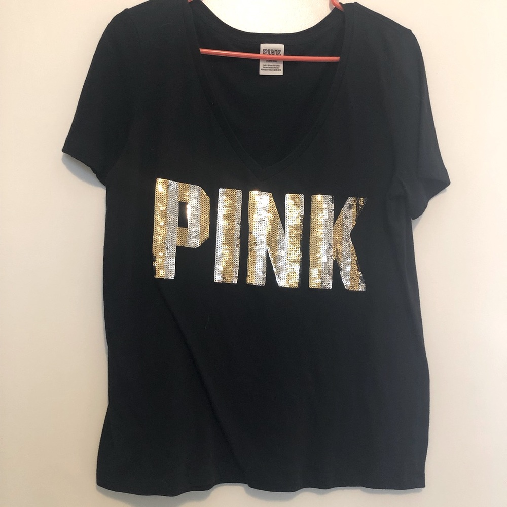 PINK Sequin Tee